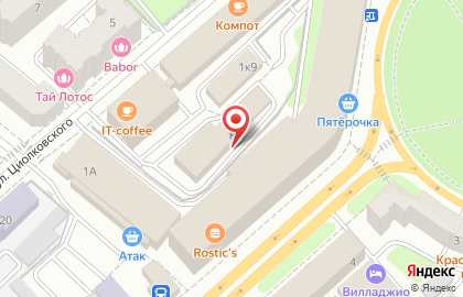 Tiffany на улице Циолковского на карте