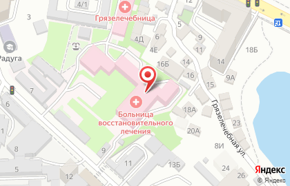 Республиканская больница восстановительного лечения на улице Бейбулатова на карте