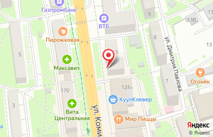 Банк Почта Банк в Нижнем Новгороде на карте