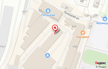 Супермаркет в Калининграде на карте