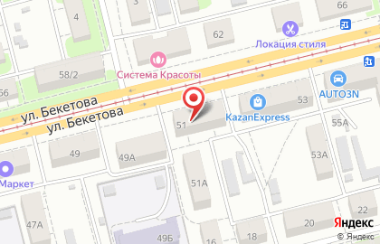Магазин автотоваров Автодок в Нижнем Новгороде на карте