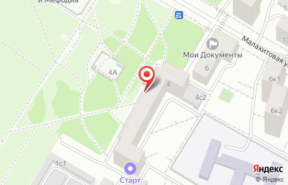 СТАРТ на Улице Сергея Эйзенштейна на карте