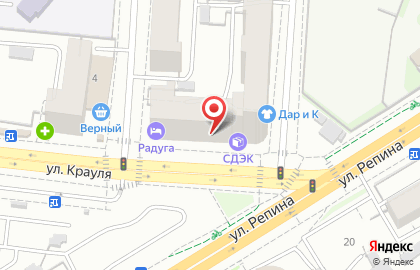 Компания по производству чулочно-носочных изделий Фабрика Носков на улице Крауля на карте