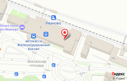 Банкомат на Вокзальной площади на карте