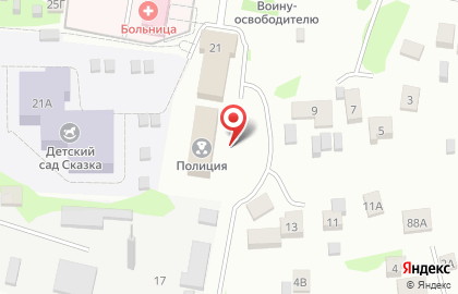 Отделение полиции, с. Столбище на карте