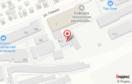 Торгово-производственная компания Мир кровли на улице Глинки на карте
