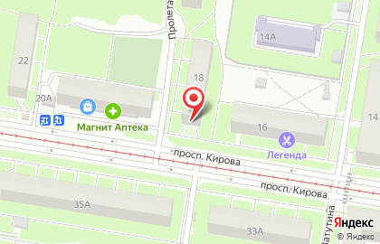 Магазин разливного пива Пивас на проспекте Кирова на карте