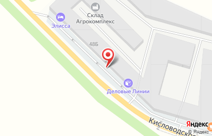 Супермаркет канцелярских товаров Канцелярский Мир на Кисловодском шоссе на карте
