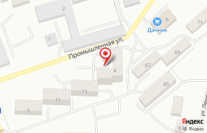 Автотранспортное предприятие Спутник на Промышленной улице на карте