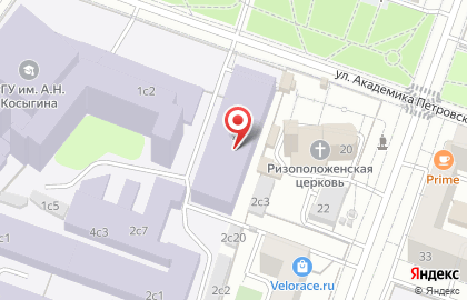 МГТУ на улице Академика Петровского на карте
