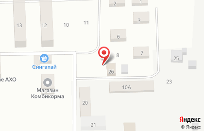 Магазин продуктов Виктория на Центральной улице на карте