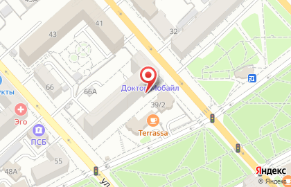 Хабаровский филиал Банкомат, КБ Юниаструм Банк на улице Дзержинского на карте