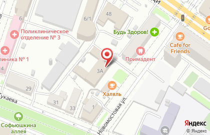 Эдельвейс на Новомостовой улице на карте