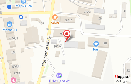 Оптовая фирма на Пролетарской улице на карте
