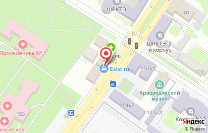 Магазин автозапчастей Exist.ru на улице Шевченко на карте