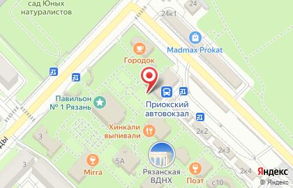 Киоск фастфудной продукции на карте