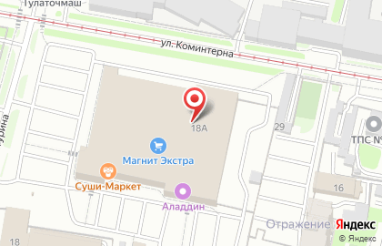 Магазин Много мебели в Туле на карте