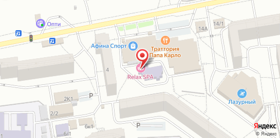 Сауна Relax SPA на карте