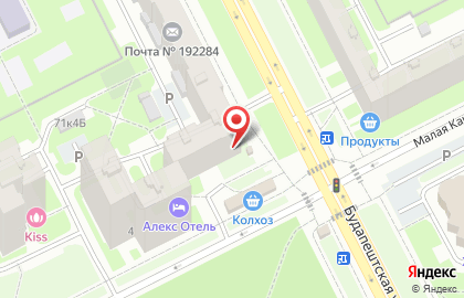 Банк Уралсиб, Филиал в Спб, Отделение Купчинское на карте