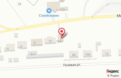Шиномонтажная мастерская на Полевой улице на карте
