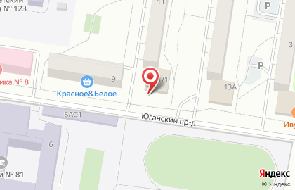 Супермаркет Магнит в Тюмени на карте