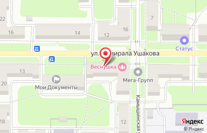 Агентство недвижимости Гармония на улице Адмирала Ушакова на карте