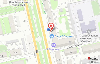 Магазин рыболовных принадлежностей Барракуда в Левобережном округе на карте