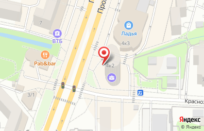 Магазин товаров для праздника Весёлая Затея на Пролетарском проспекте на карте