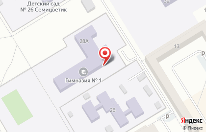 Гимназия №1-Центр национального образования на Пролетарской улице на карте