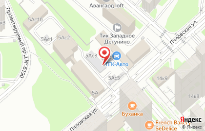 Шиномонтаж в Москве на карте