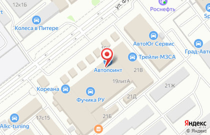 Магазин Питеринструмент в Фрунзенском районе на карте