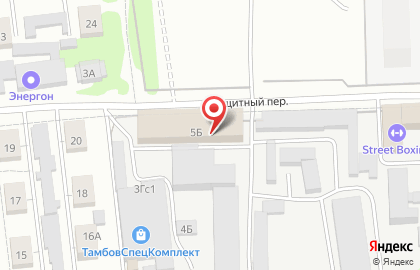 Строительная компания Жилстрой в Защитном переулке на карте