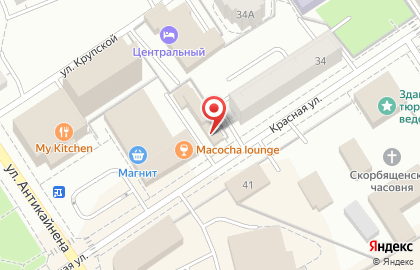 Клиника Нева на Красной улице на карте