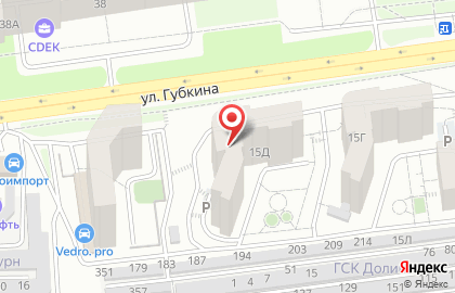 Компания по велошерингу Lucky bike на проспекте Губкина на карте