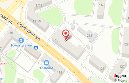 Служба экспресс-доставки Мэйджор экспресс на Советской улице на карте