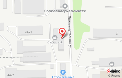 Торгово-транспортная компания ПромСтройТорг на Производственной улице на карте