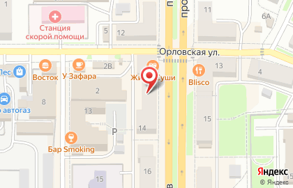 Торгово-монтажная компания Парус на проспекте Автозаводцев на карте