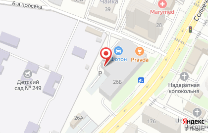 Автомойка Standart в Промышленном районе на карте