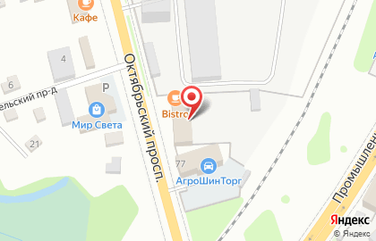 Bistro на Октябрьском проспекте на карте