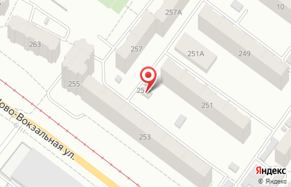 Продуктовый магазин Ромашка на Ново-Вокзальной улице на карте