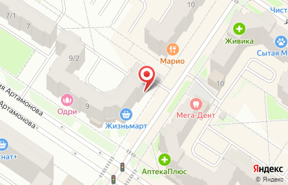 Цветочный салон Цветкоff на улице Прокопия Артамонова на карте