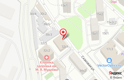 Частное охранное предприятие Эра на Скаковой улице на карте
