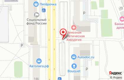 Автостоянка в Челябинске на карте