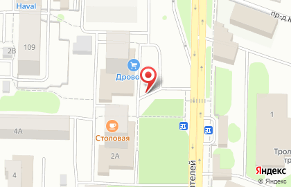 Торгово-сервисный центр Дровосек на улице Машиностроителей на карте