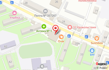 Агентство недвижимости Золотой ключ на улице 50 лет Октября на карте
