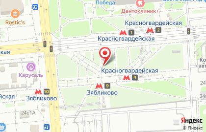 ЗАО Банкомат, МКБ Москомприватбанк на Ореховом бульваре на карте