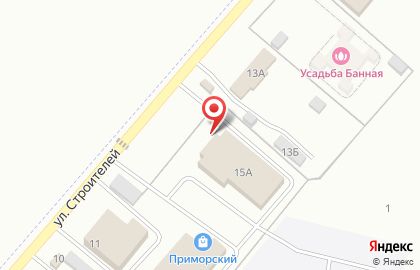 Магазин корейских салатов на улице Строителей на карте