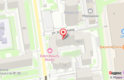 Студия красоты Атмосфера на улице Семьи Шамшиных на карте