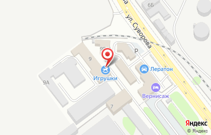 Оптово-розничный склад Игрушки на карте
