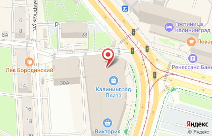 Салон связи Связной в Калининграде на карте